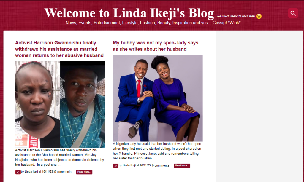 Linda Ikeji Blog (https://www.lindaikejisblog.com/)