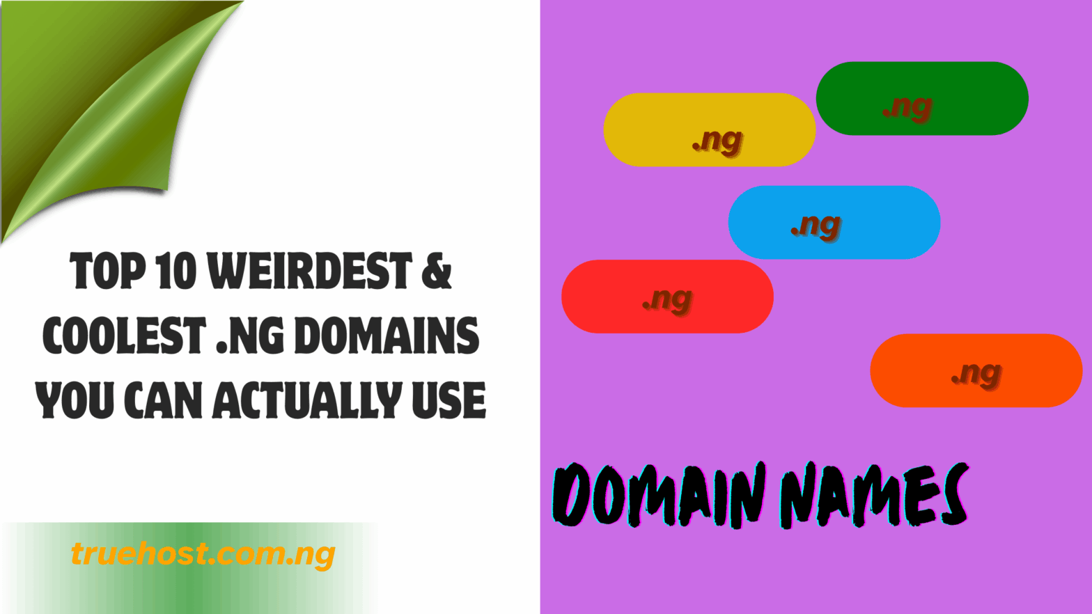 Top 10 Weirdest & Coolest .ng Domains You Can Actually Use