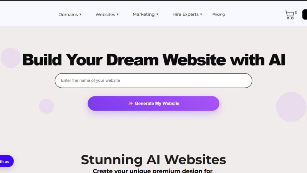 Olitt AI wordpress website builder