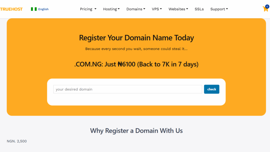 ng domains prices