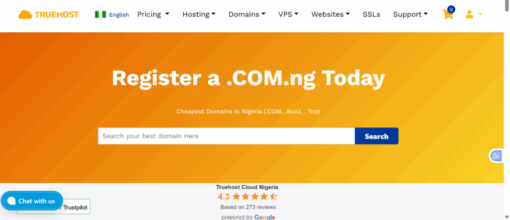 Best Web Hosting Providers in 2025 2 a screenshot of truehost ng
