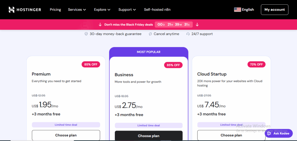 cheap ssd web hosting