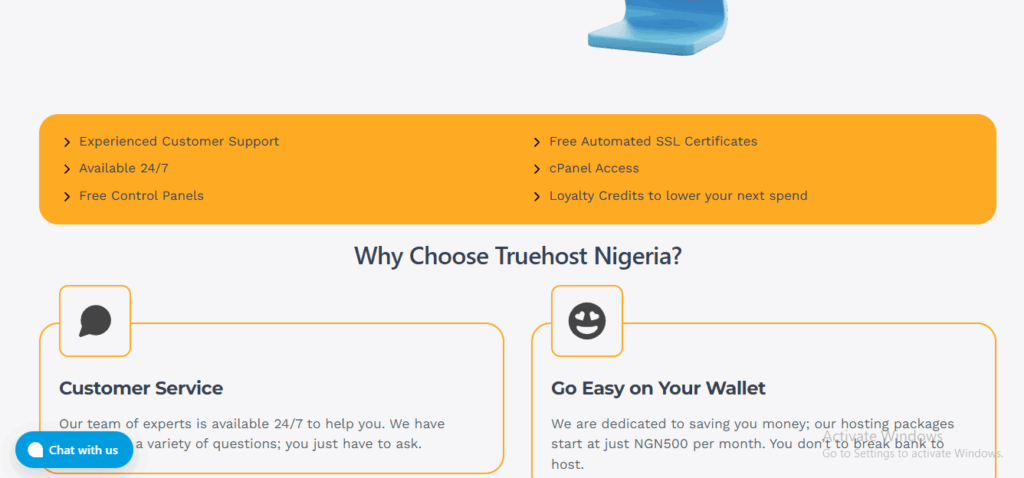 web hosting cost