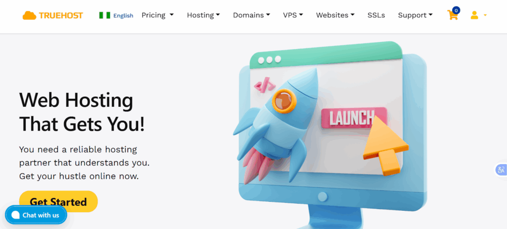Web Hosting vs Domain Registration: How They Work Together 1 a screenshot of web hosting on truehost