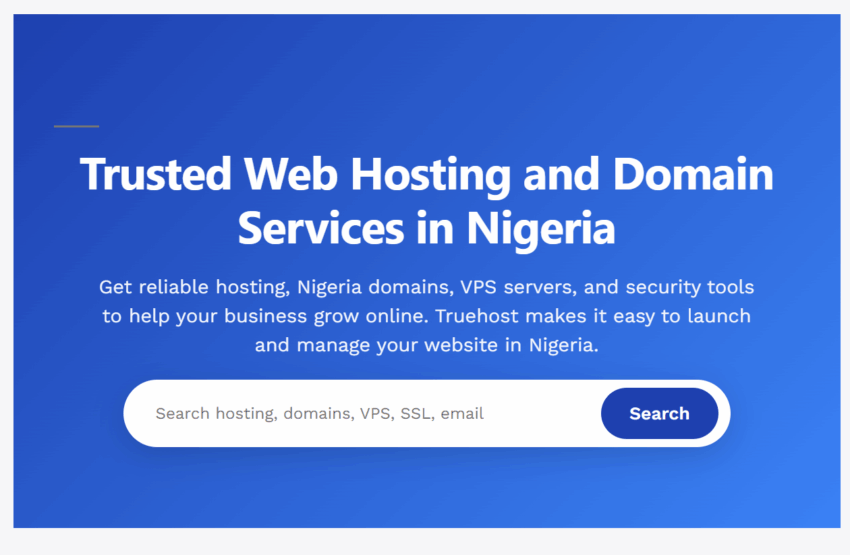 Home 8 Truehost Get Started Page