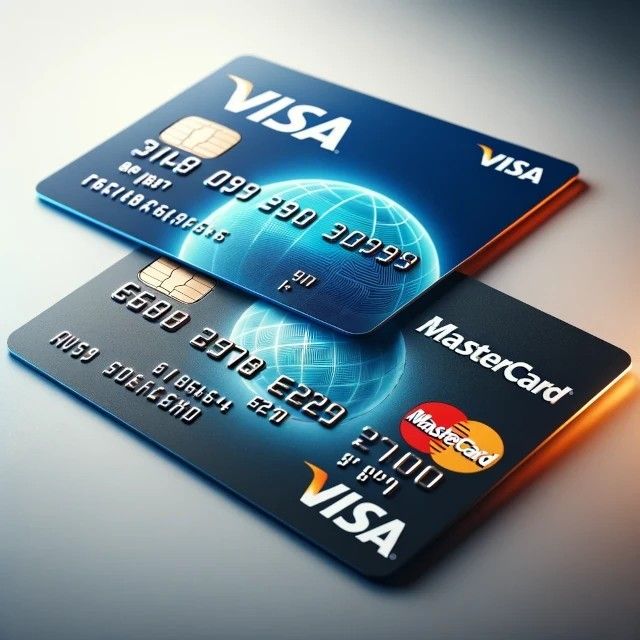 visa and mastercard