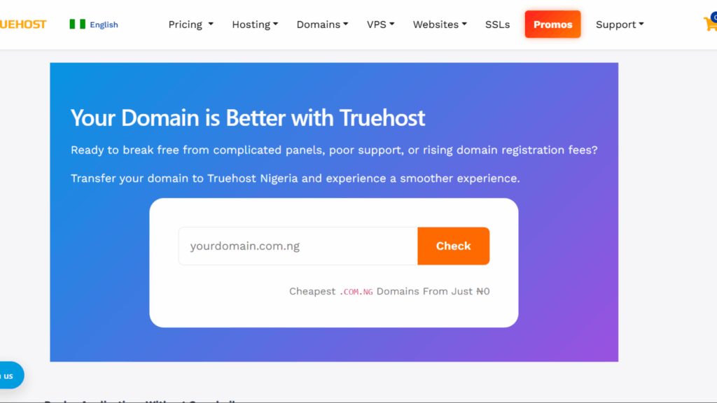 How to Score a Free .NG Domain in Nigeria Today 4 Truehost domain transfer