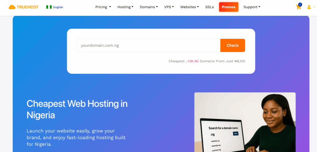 Truehost web hosting for digital downloads
