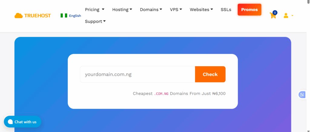 Secure Hosting for Selling Digital Downloads 5 a screenshot of truehost hosting