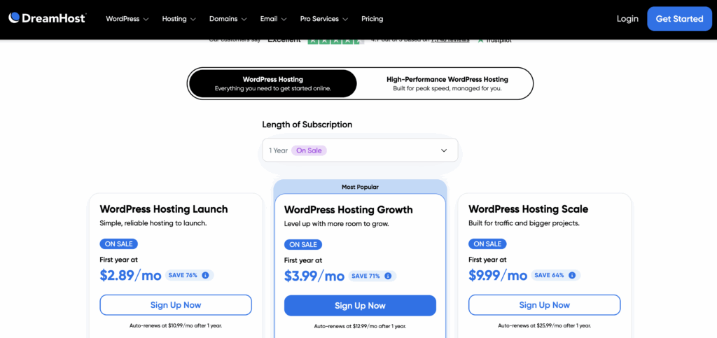 Best WordPress Hosting: Top 2026 Solutions 4 wordpress hosting - dreamhost