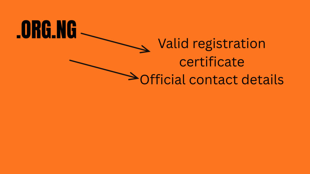 Exact Documents You Need to Register Your Domain in Nigeria 4 .org.ng domain registration requirements