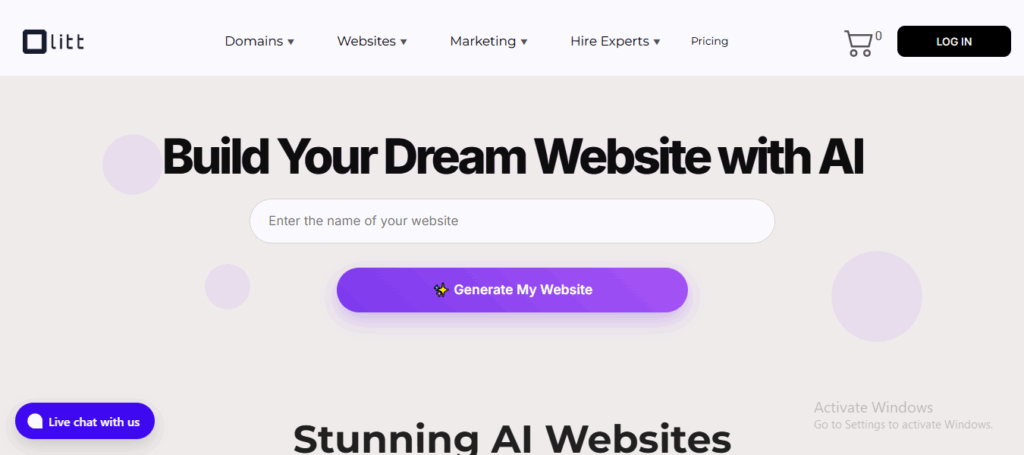 business website setup