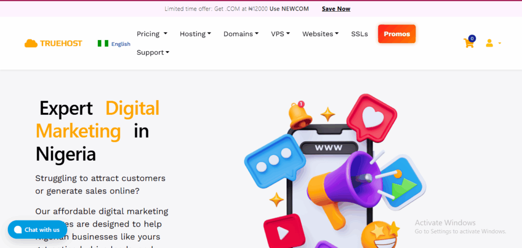 business website setup