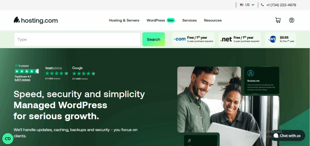 coding website hosting