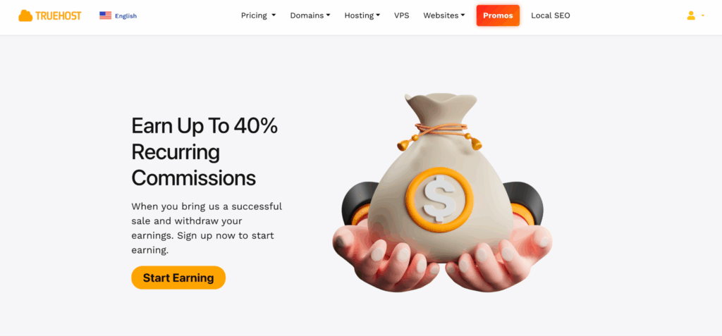 hosting affiliate program - Truehost