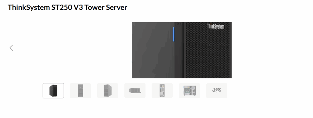 Best Small Business Servers in 2026 4 a screenshot of Lenovo ThinkSystem ST250 V3