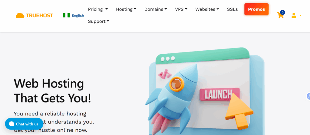 Best Startup Hosting: Affordable & Reliable 2026 Options 1 a screenshot of Truehost startup hosting