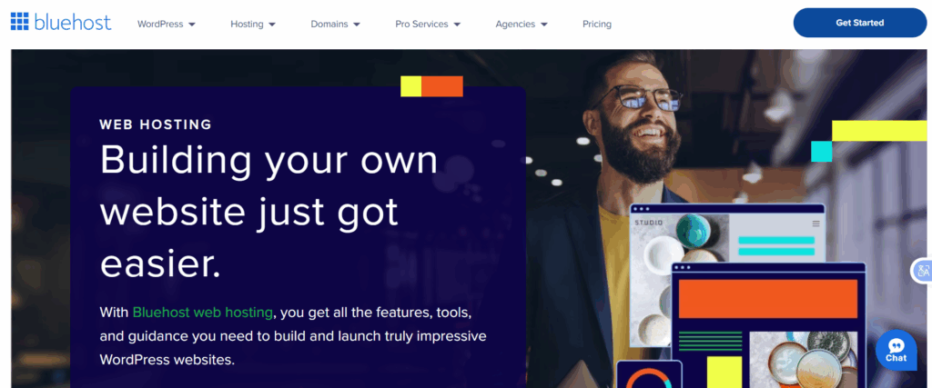 Best Startup Hosting: Affordable & Reliable 2026 Options 4 a screenshot of Bluehost Startup hosting