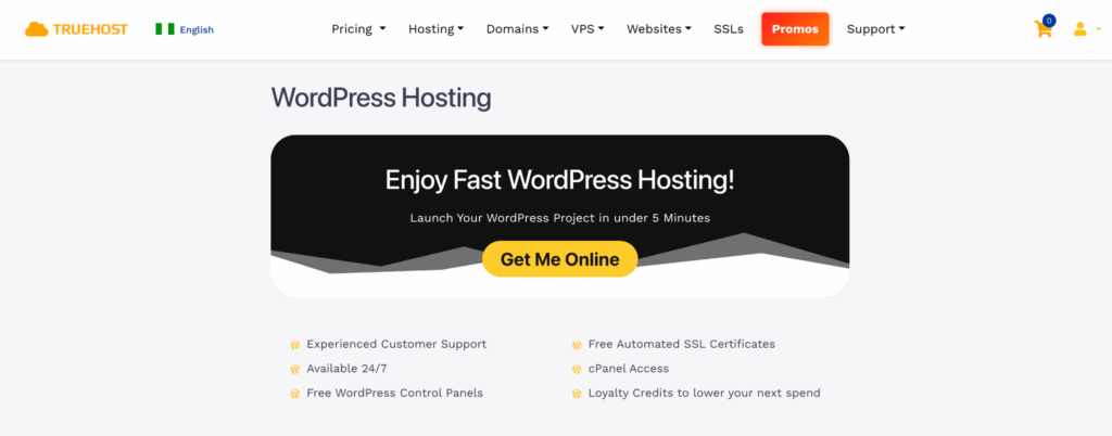 Best WordPress Hosting: Top 2026 Solutions 1 wordpress hosting - Truehost
