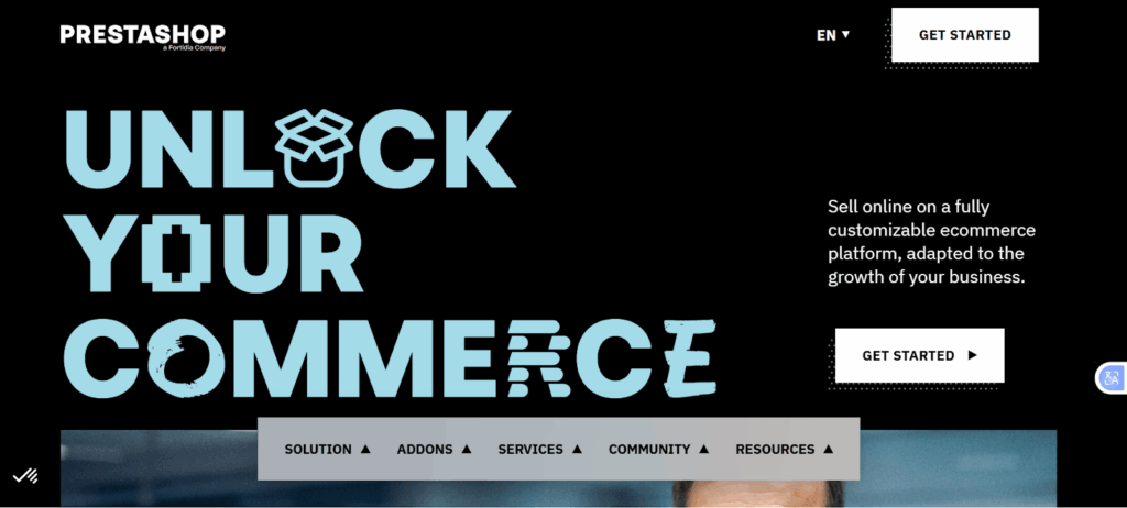Ecommerce Admin Panel Setup: Quick Start Guide 4 a screenshot of Prestashop ecommerce