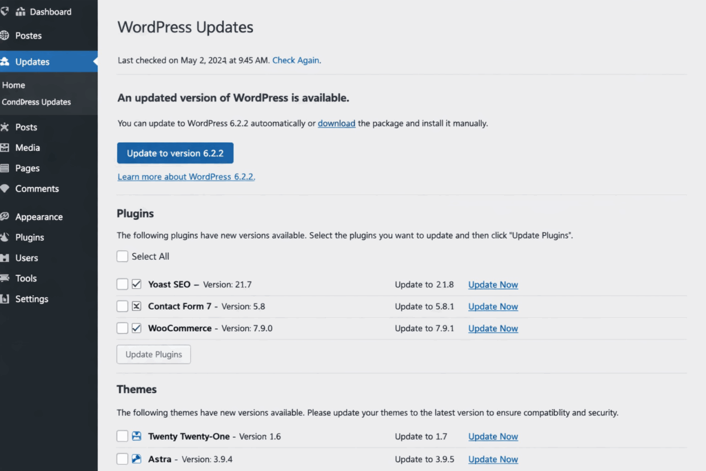 Protect Your Website Uptime: 5 Essential Tips for 2026 3 an image of website updates