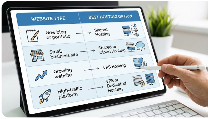 Hosting Cost Optimisation: 5 Pro Tips 1 an image showing matchich your hosting to your actual needs.