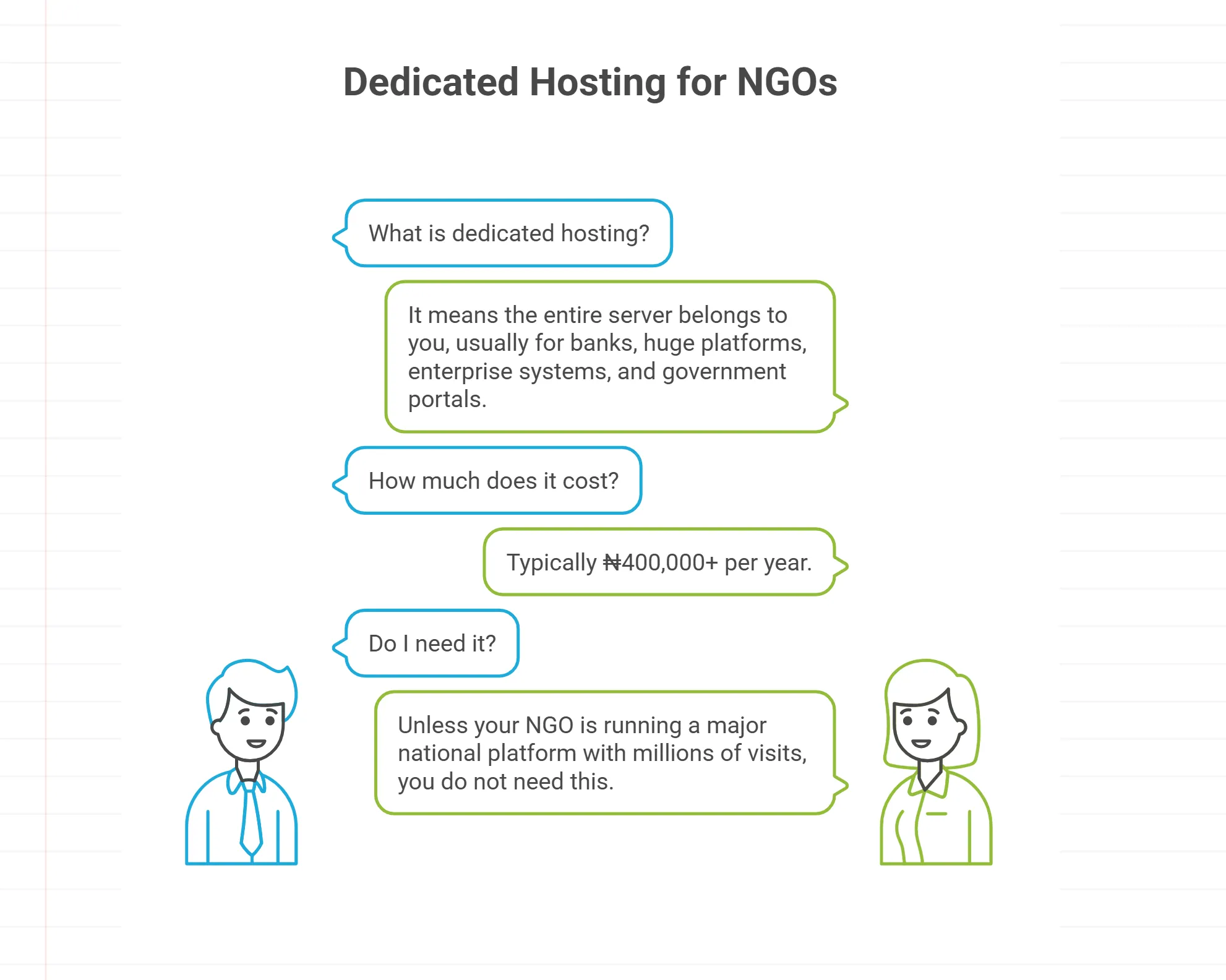 Dedicated hosting for NGOs