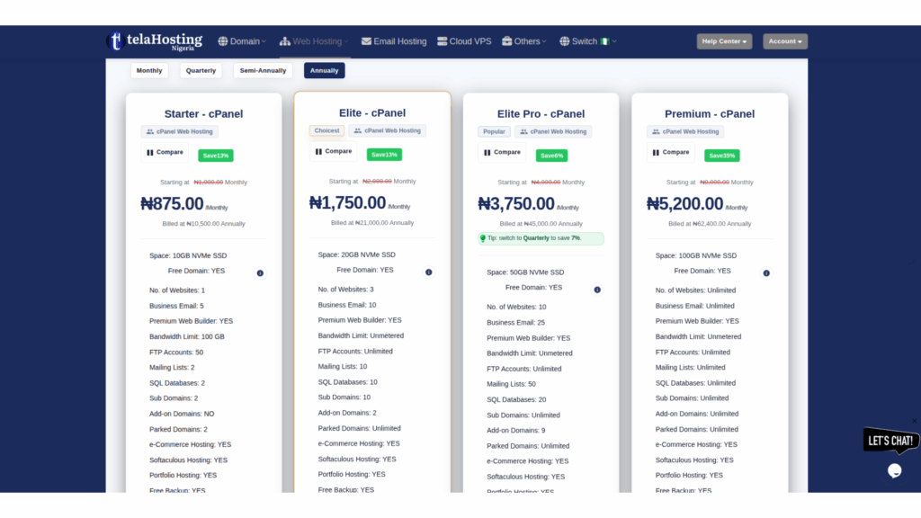 telahosting web hosting
