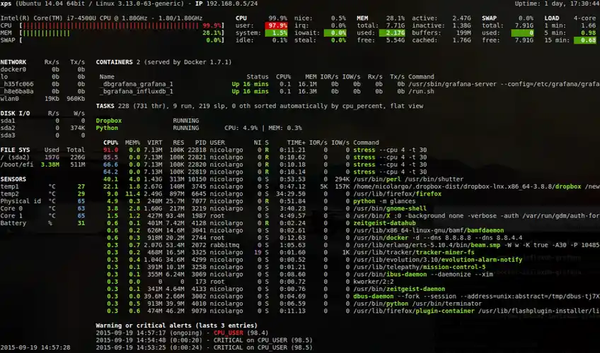 20 Server Monitoring Tools Every Platform Owner Should Know 7 Glances