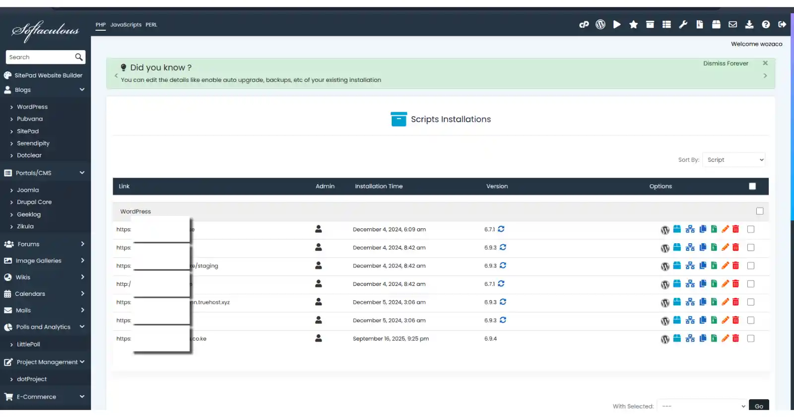 “Softaculous staging”, “cPanel staging site”, “create staging environment cPanel”