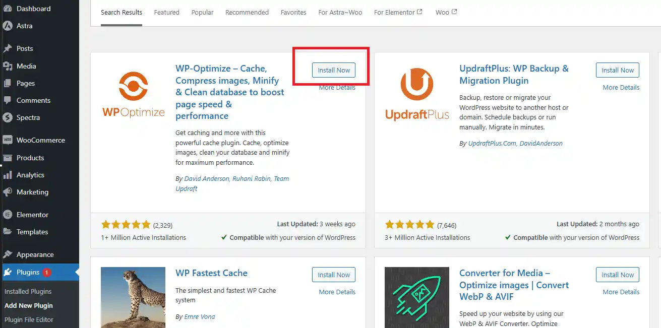 Top WordPress Plugins That Improve Website Speed on Any Hosting Server 11 WP‑Optimize plugin