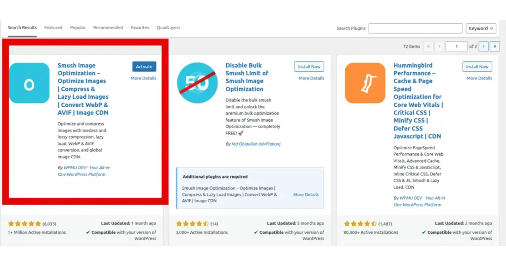 Top WordPress Plugins That Improve Website Speed on Any Hosting Server 9 smush image optimization