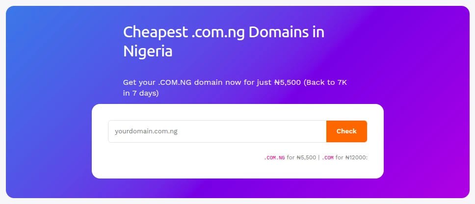 Domain registration 