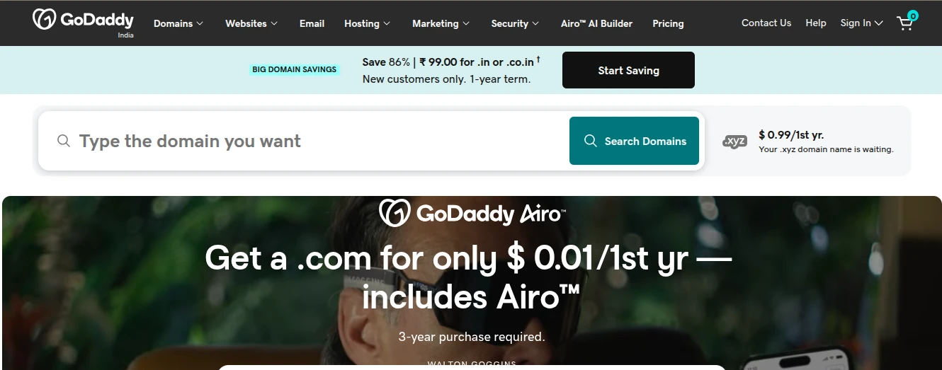 godaddy domains