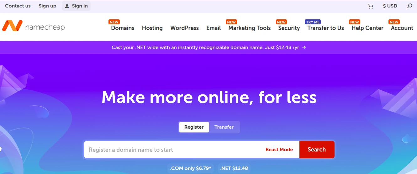 namecheap domains