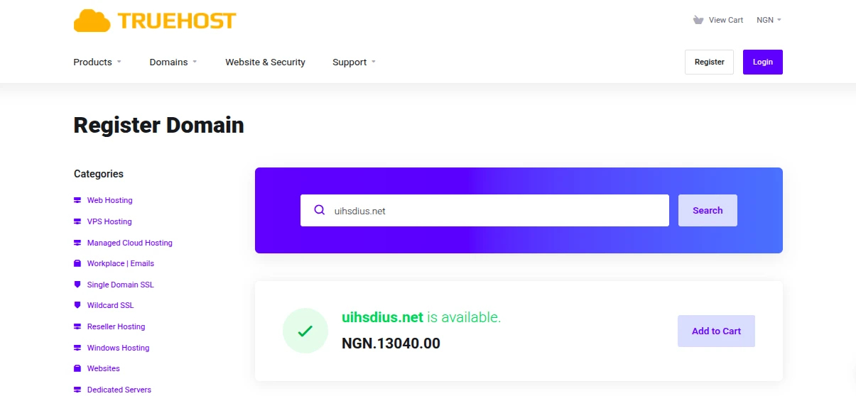 .net domain registration