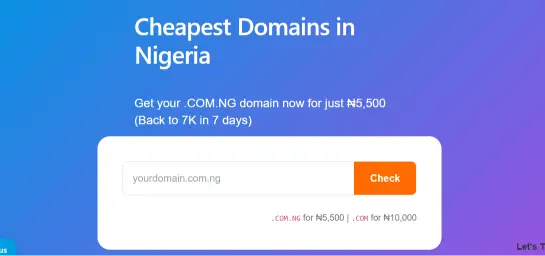How to Make Money Blogging in Nigeria 2026: The Honest, Step-by-Step Guide 1 screenshot showing a search bar and an orange selection button