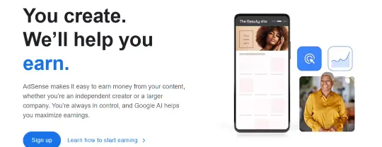 How to Make Money Blogging in Nigeria 2026: The Honest, Step-by-Step Guide 2 screen shot showing a woman wearing a yellow shirt smiling and a graph