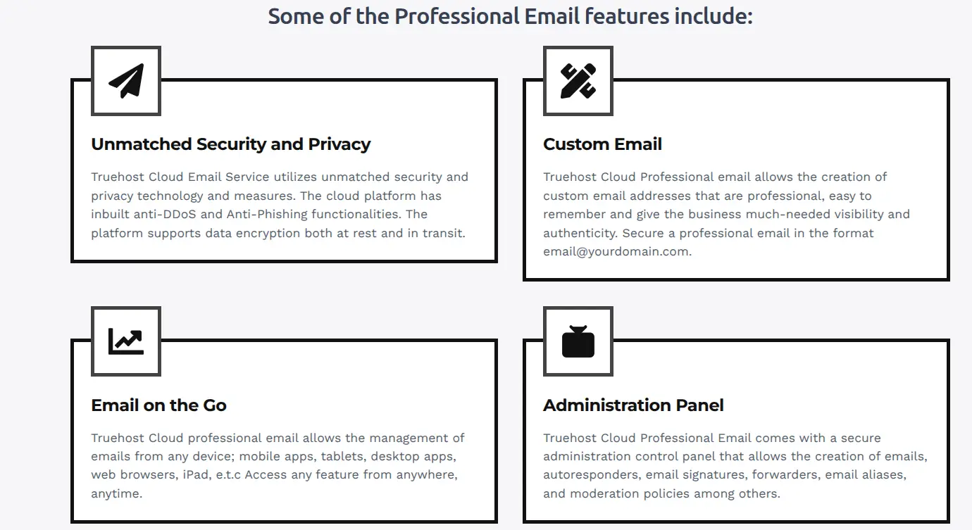 benefits of professional email