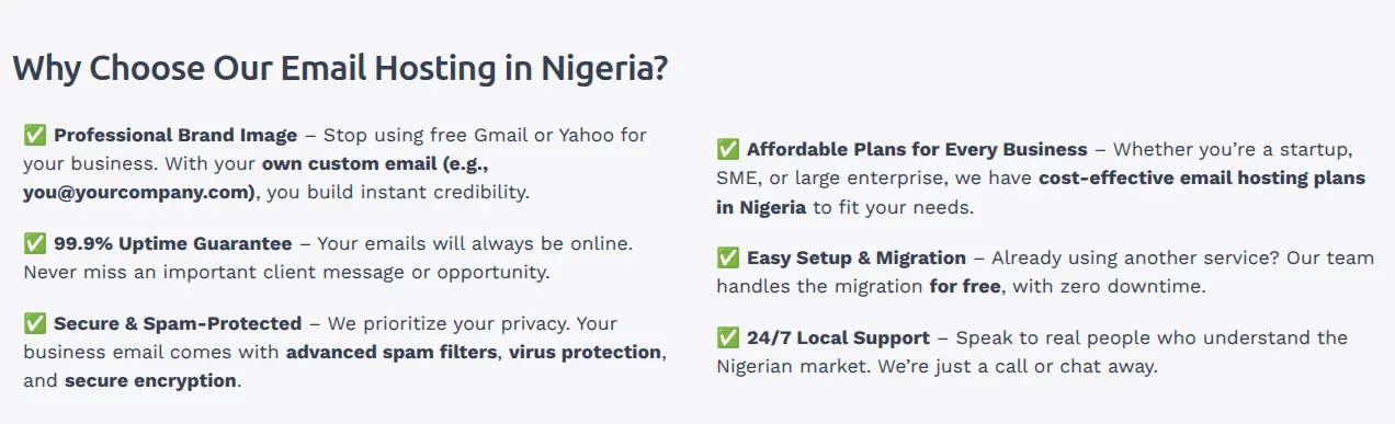 Business Email vs Gmail: Which is Better for Nigerian Businesses? 1 importance of business email