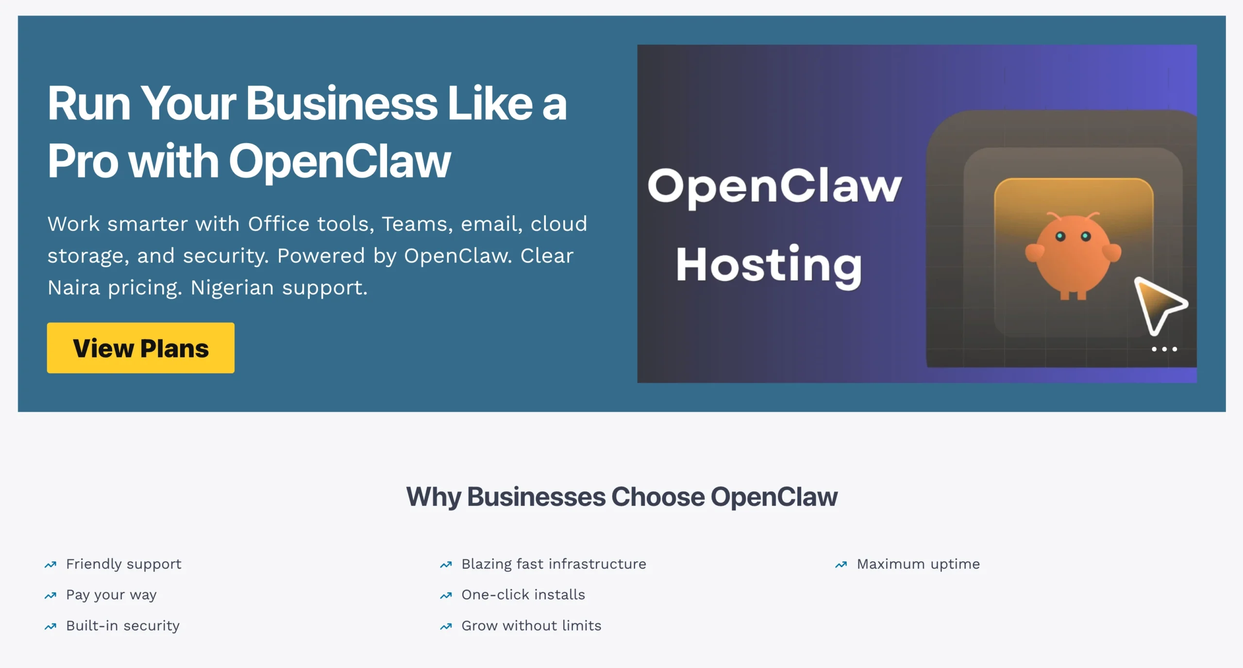 OpenClaw on Ubuntu: Truehost page