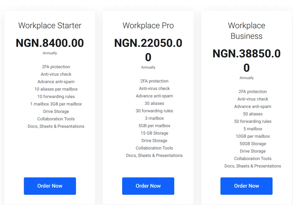 Truehost Email vs Google Workspace: Which Email Hosting Wins? 1 truehost email hosting plans