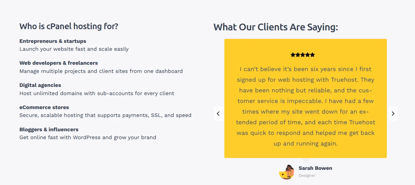 Truehost cPanel Hosting Review 2026: Pros, Cons, and Performance 2 whois truehost cpanel hosting best for