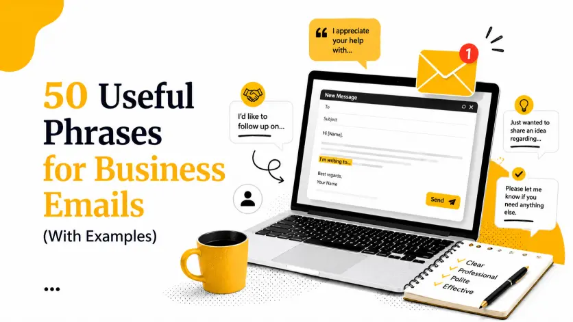 50 Useful Phrases for Business Emails (With Examples)