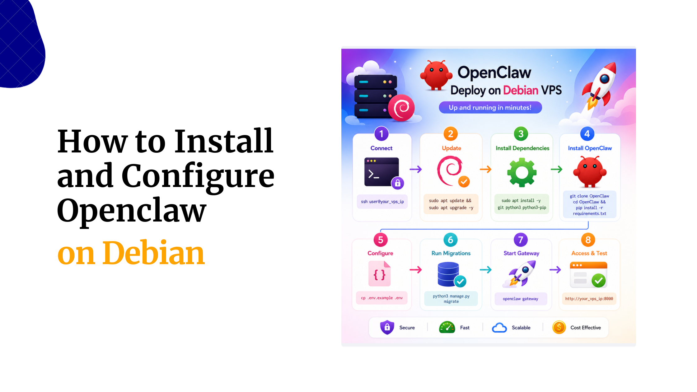 How to Install and Configure OpenClaw on Debian