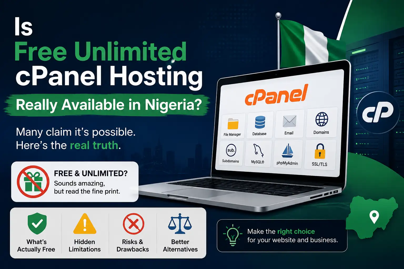 Is Free Unlimited Hosting with cPanel Available in Nigeria?
