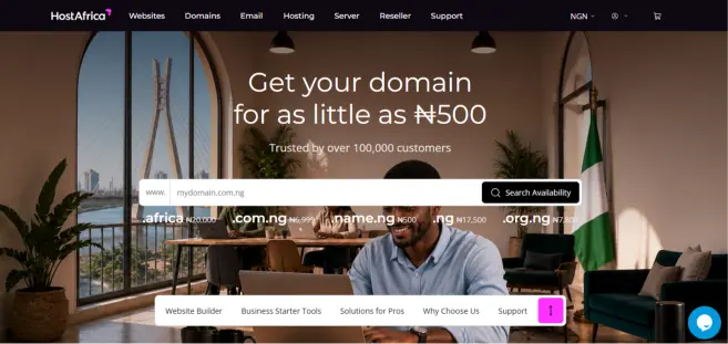 8 Best-Rated Business Email Providers for Small Remote Teams in 2026 4 Image showing the interface of Host Africa