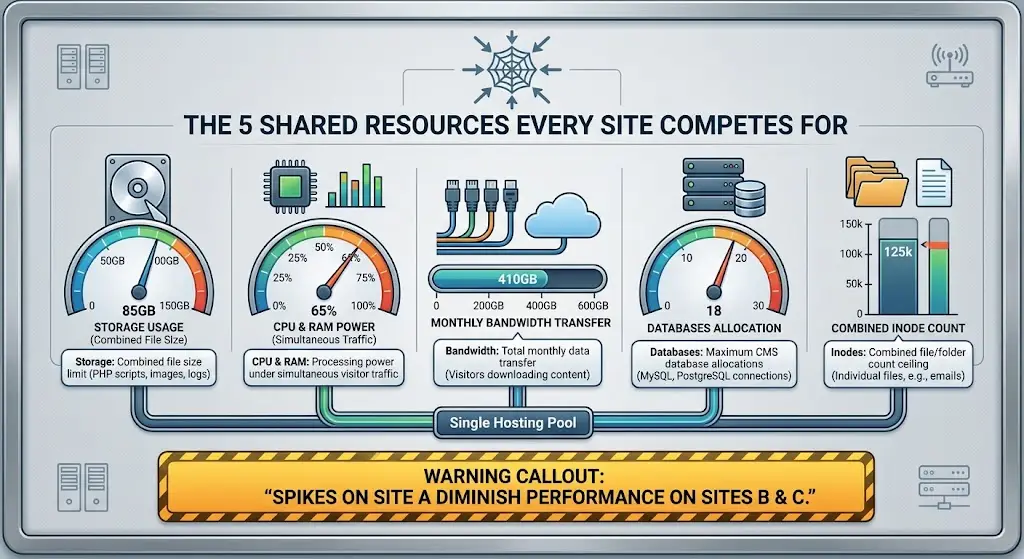 How to Run Multiple Websites Under One Shared Hosting Account 2 What Resources Do Multiple Websites Share?