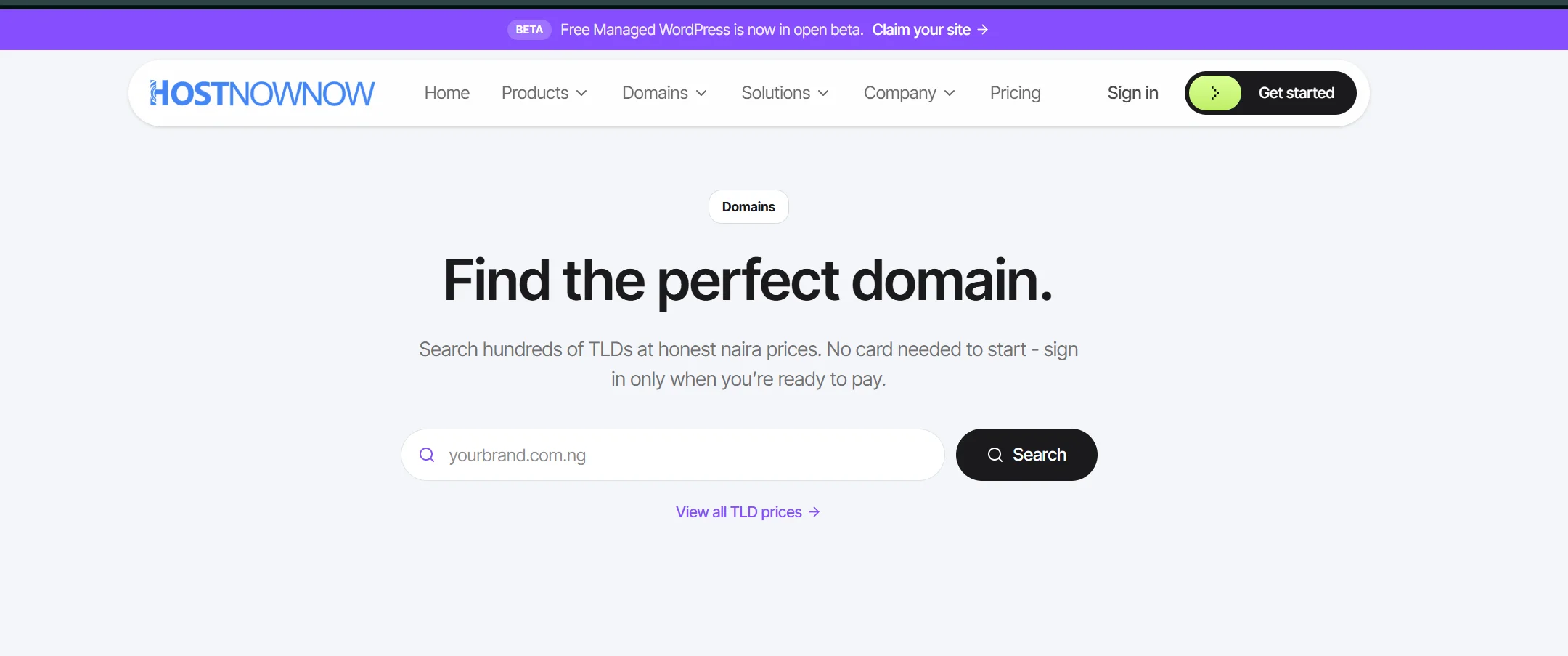 Hostnownow domain search Hostnownow domain search