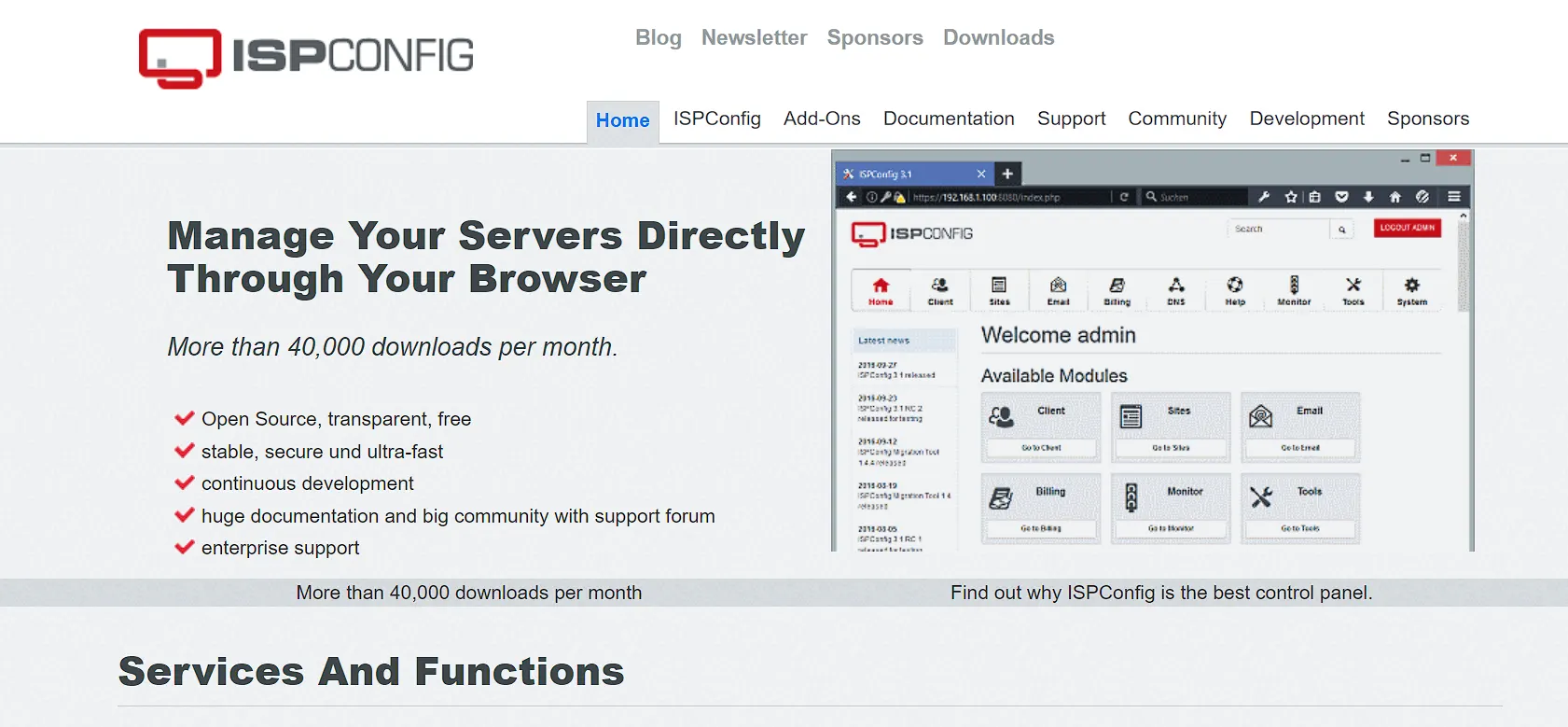 Best Free Control Panel Options for Managing a VPS 4 ispconfig control panel for vps